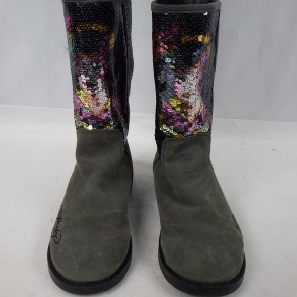 Ed Hardy Shoes - Ed Hardy Sequin Boots